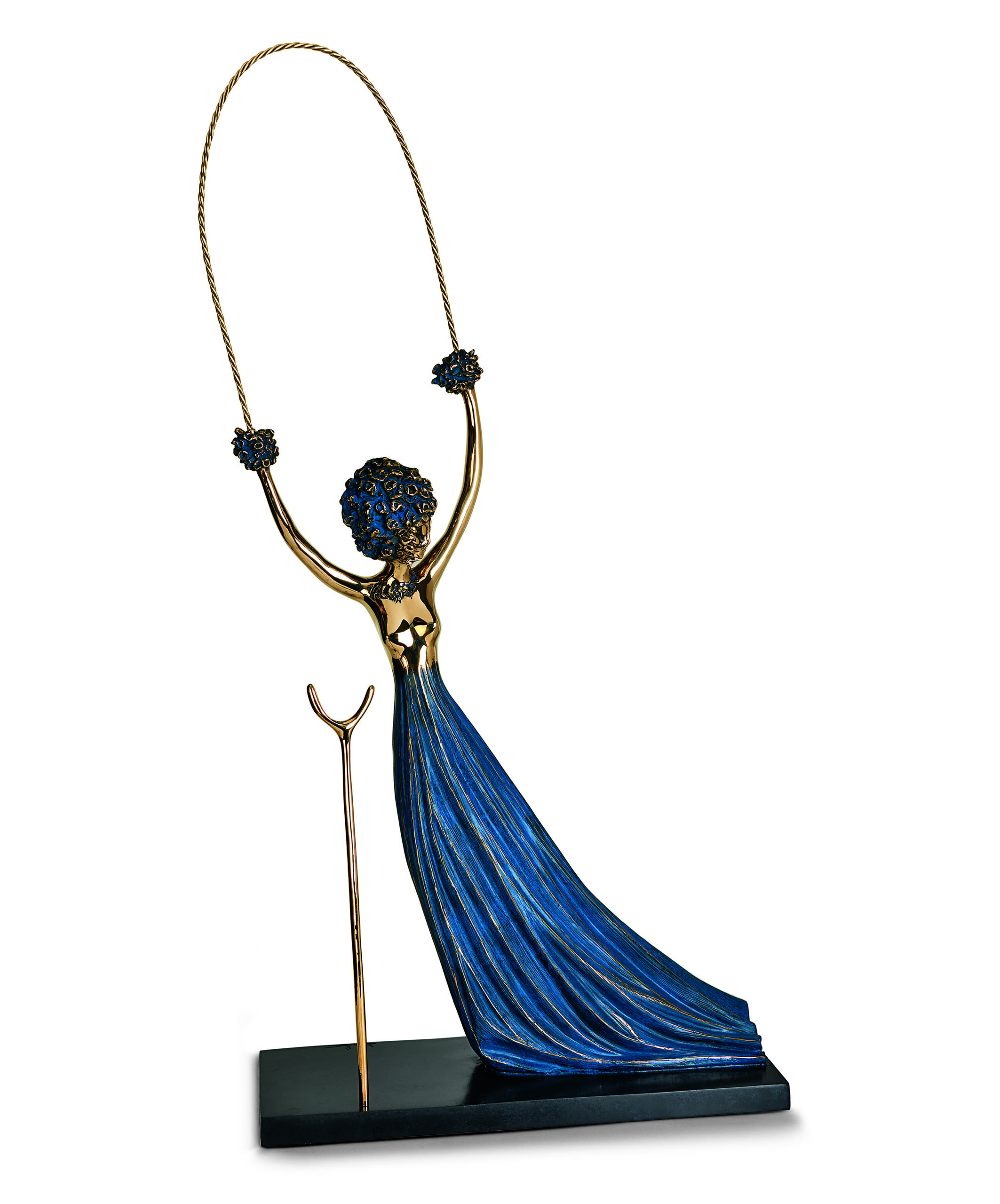 Salvador Dali limited edition bronze  "Alice in Wonderland"