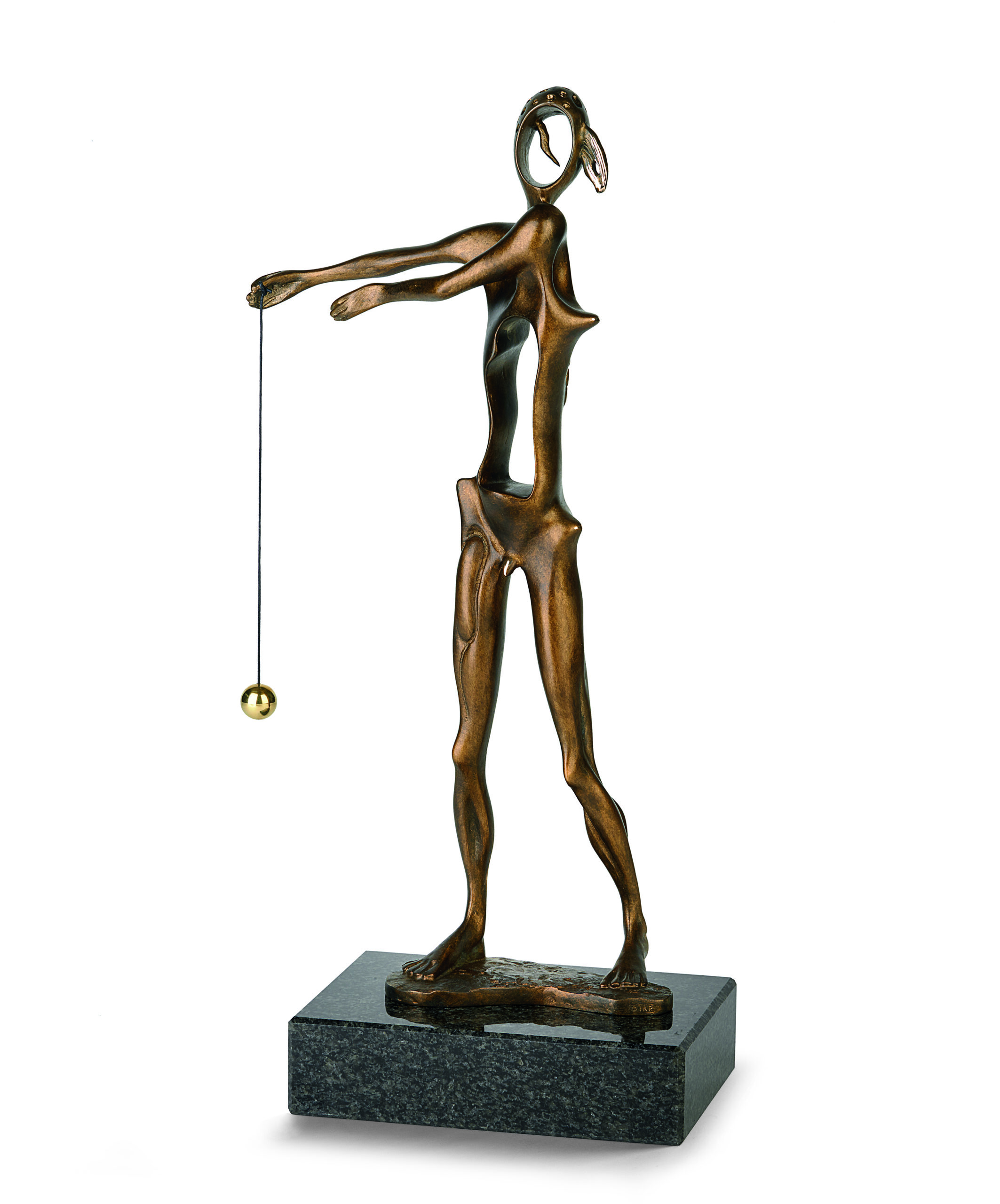 Salvador Dali limited edition bronze sculpture "Homage to Newton"