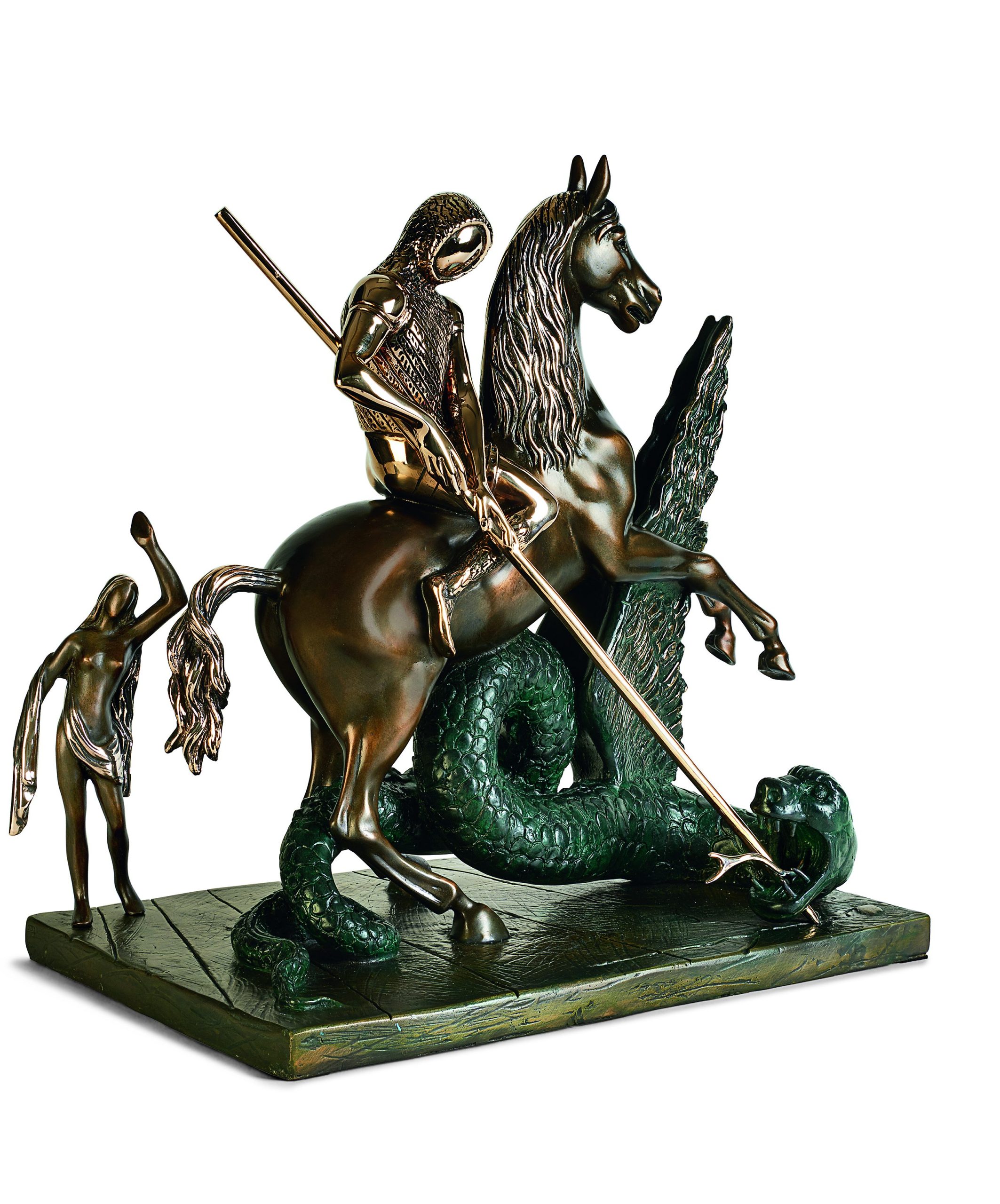 Salvador Dali Limited edition sculpture "saint George and the Dragon"