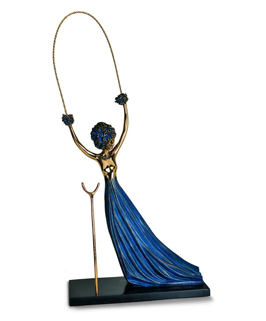 Salvador Dali limited edition bronze sculpture "Alice in Wonderland"